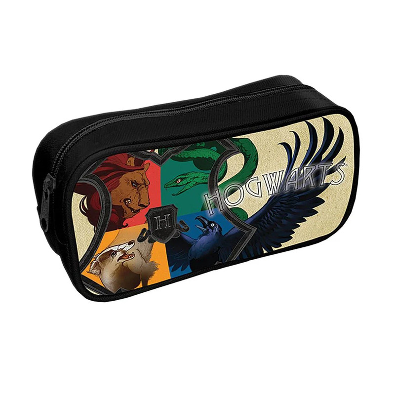 Harry Potter - Intricate Houses Rectangle Pencil Case - أدوات مدرسية
